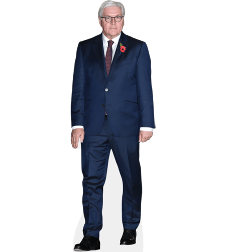 Frank-Walter Steinmeier (Blue Suit) Pappaufsteller