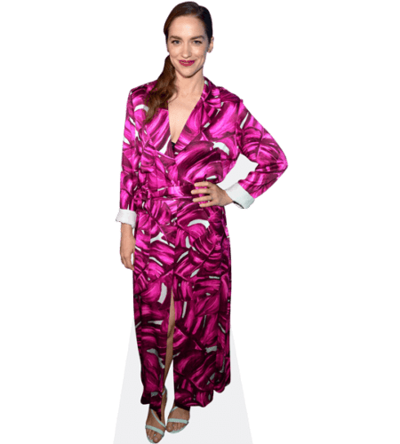 Melanie Scrofano (Purple Dress) Pappaufsteller