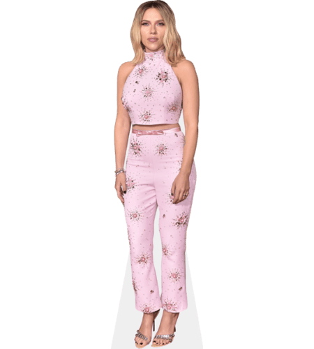 Scarlett Johansson (Pink Outfit) Pappaufsteller