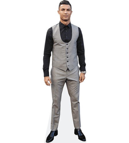 Cristiano Ronaldo (Grey Waistcoat) Pappaufsteller
