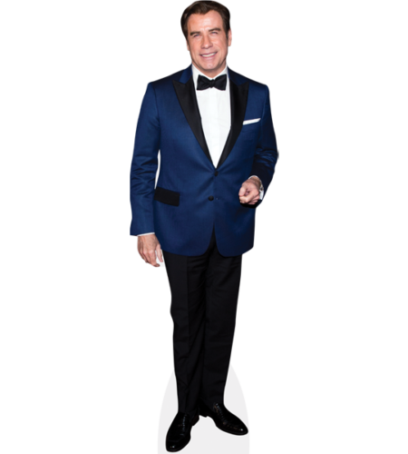 John Travolta (Blue Suit) Pappaufsteller