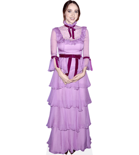 Zoe Kazan (Purple Dress)