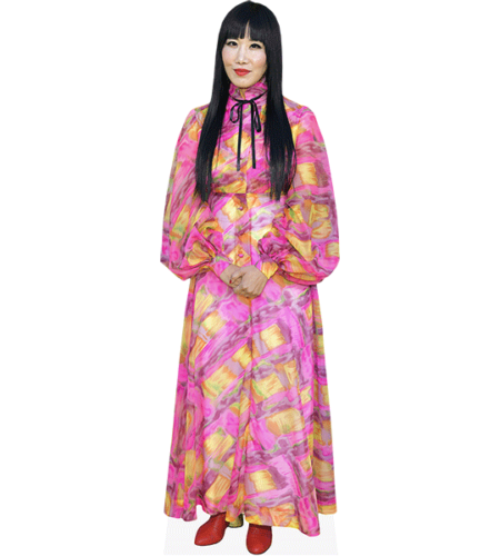 Vivian Bang (Pink Dress) Pappaufsteller