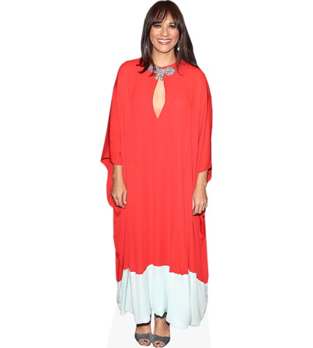 Rashida Jones (Red Dress) Pappaufsteller