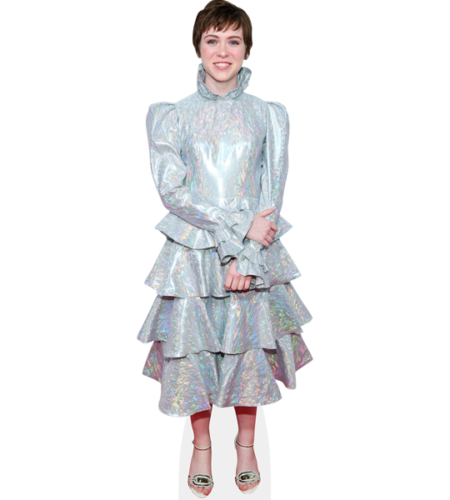 Sophia Lillis (Silver Dress) Pappaufsteller