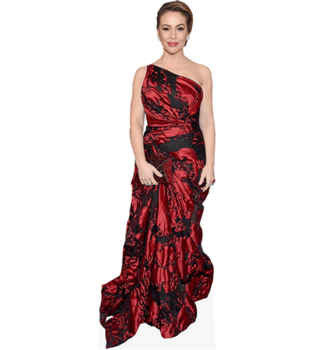 Alyssa Milano (Red Dress)