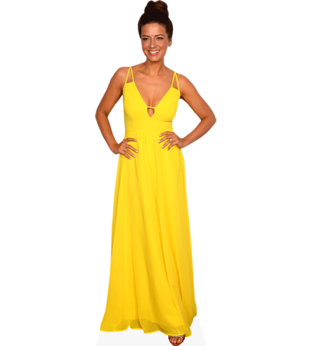 Sophie Austin (Yellow Dress) Pappaufsteller