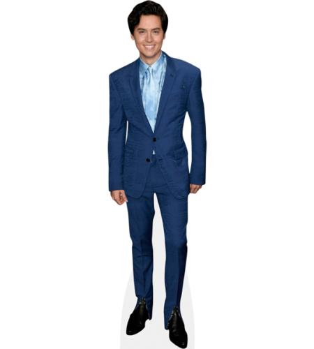 Cole Sprouse (Blue Suit) Pappaufsteller