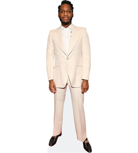 Leon Bridges (White Suit) Pappaufsteller
