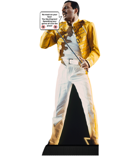 Freddie Mercury (Social Distance) Pappaufsteller