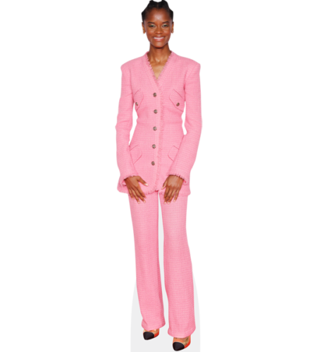 Letitia Wright (Pink Outfit) Pappaufsteller