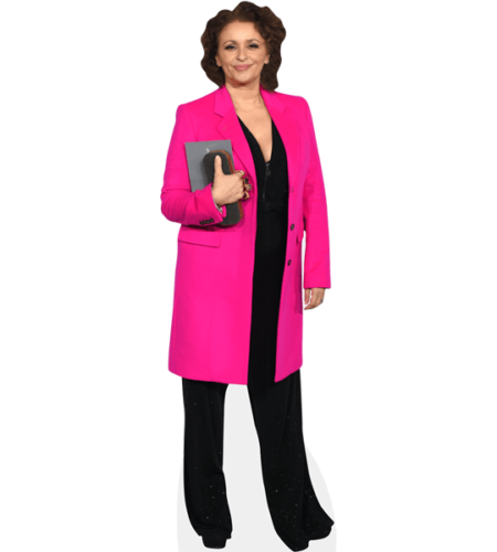 Nadia Sawalha (Pink Coat)