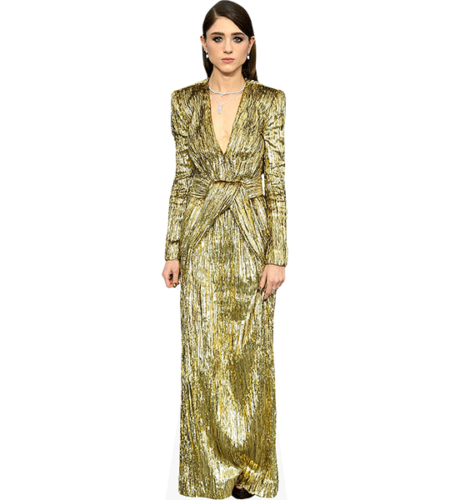 Natalia Dyer (Gold Dress)