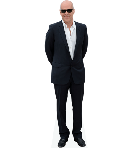 Bruce Willis (White Shirt) Pappaufsteller