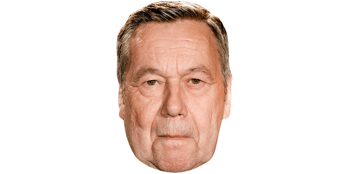 Maske aus Karton Roland Kaiser Young 