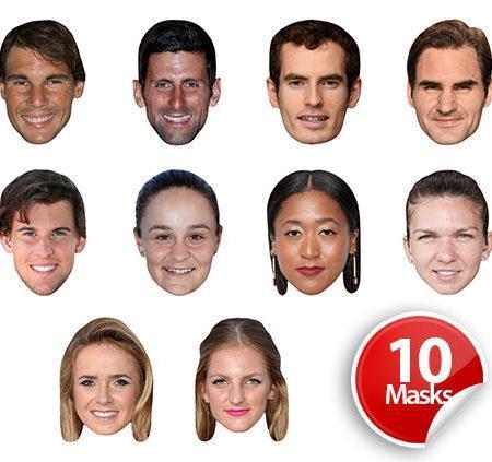 Tennis Players (New Stars) Mask Pack