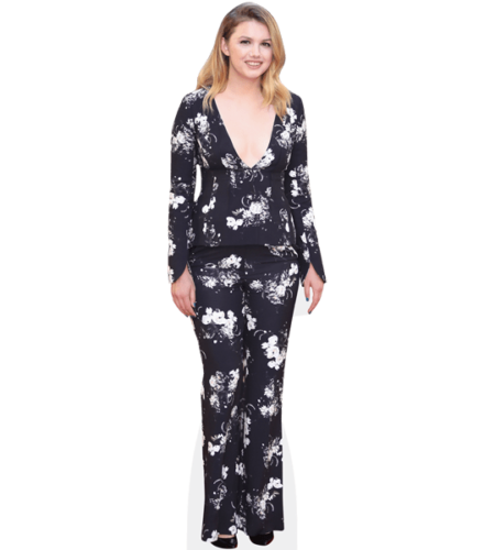 Hannah Murray (Floral suit)