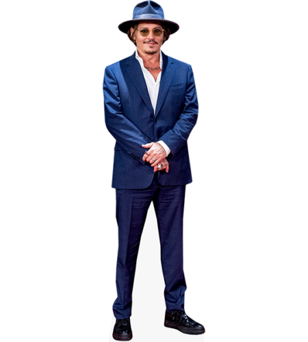 Johnny Depp (Blue Suit) Pappaufsteller