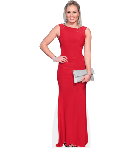 Katie Ormerod (Red Dress) Pappaufsteller