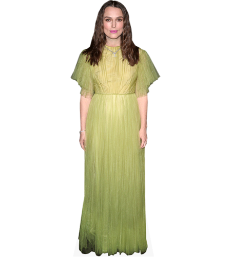 Keira Knightley (Green Dress) Pappaufsteller