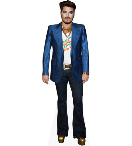 Adam Lambert (Blue Jacket) Pappaufsteller