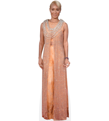 Jada Pinkett Smith (Orange Dress) Pappaufsteller