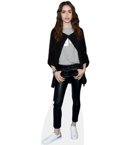 Lily Collins (Casual) Pappaufsteller