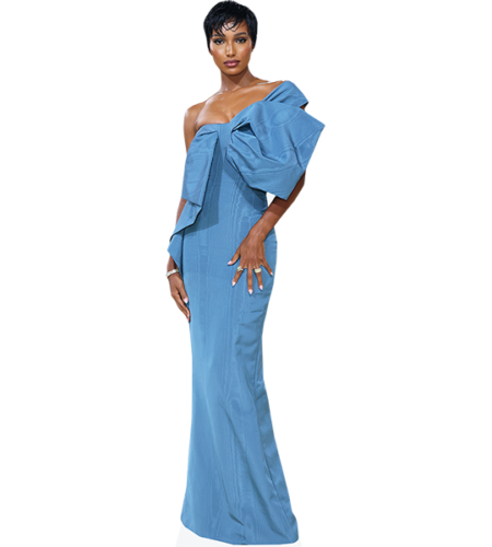 Jasmine Tookes (Blue Dress) Pappaufsteller