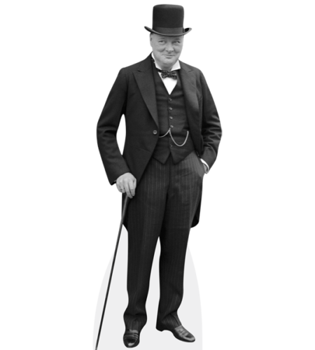Winston Churchill (Cane) Pappaufsteller