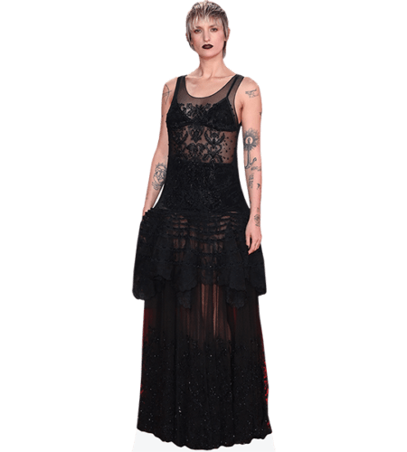 Agathe Rousselle (Black Dress)