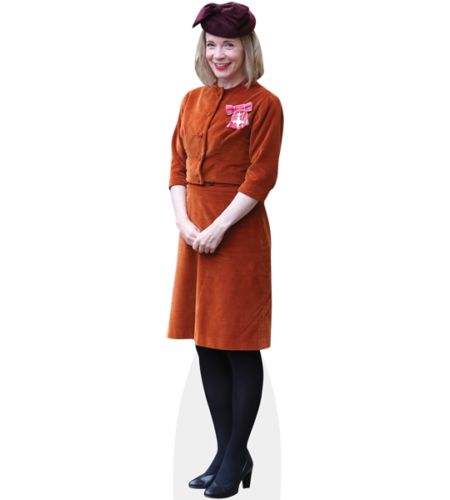Lucy Worsley (Brown Dress) Pappaufsteller