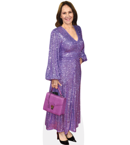 Arlene Phillips (Purple Dress) Pappaufsteller