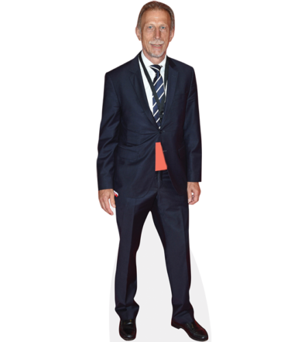 Christoph Daum (Suit) Pappaufsteller