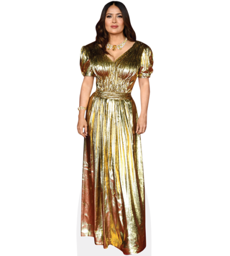 Salma Hayek (Gold Dress)