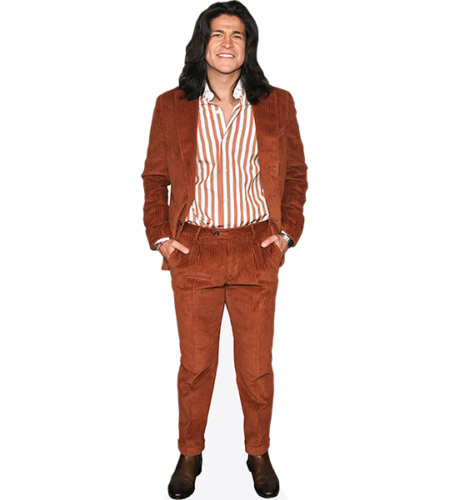 Cristo Fernandez (Brown Suit) Pappaufsteller