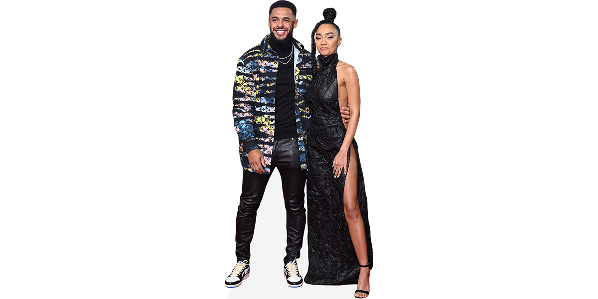 Leigh Anne Pinnock And Andre Gray Duo 2 Mini Pappaufsteller Celebrity Cutouts