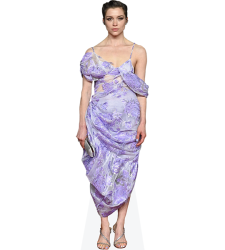Sophie Cookson (Purple Dress) Pappaufsteller