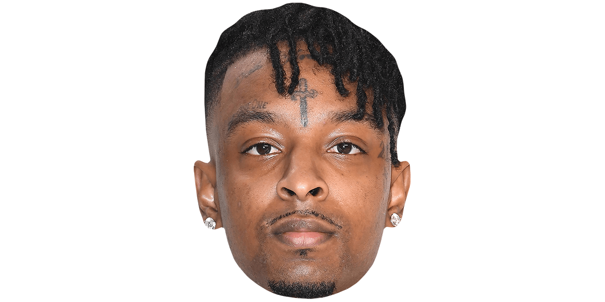 Celebrity BIG HEAD - 21 Savage (Goatee)