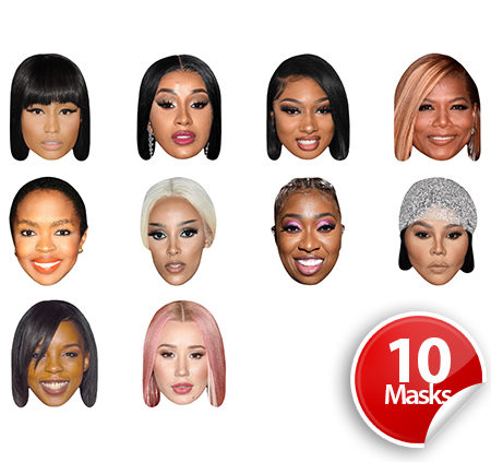 Female Rappers 1 Mask Pack