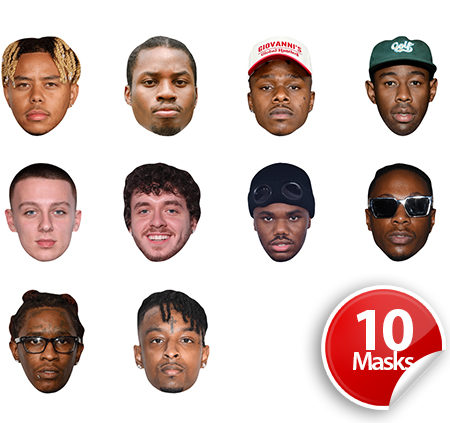 Male Rappers 2 Mask Pack