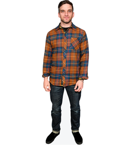 Evan Jonigkeit (Checked Shirt) Pappaufsteller