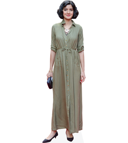 Rakhee Thakrar (Green Dress) Pappaufsteller