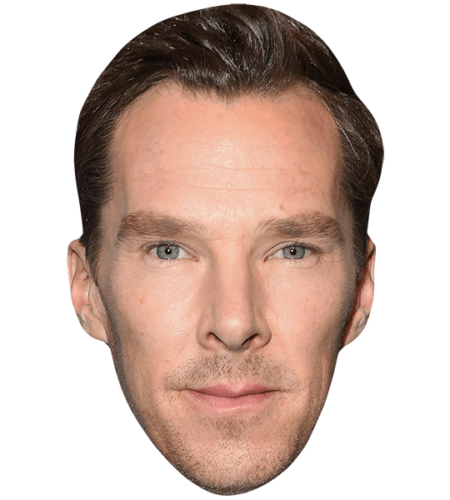 Benedict Cumberbatch (Brown Hair) Maske aus Karton