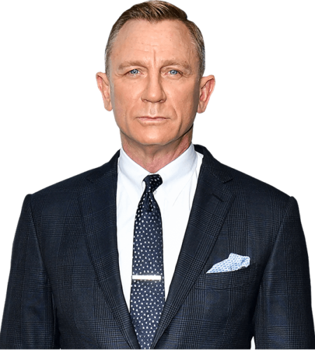 Daniel Craig (Tie) Half Body Buddy Cutout - Celebrity Cutouts