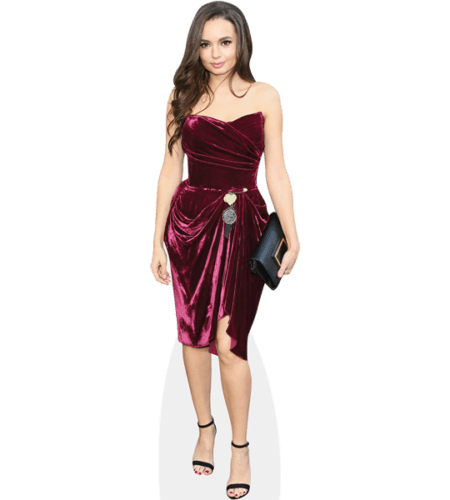 Ingrid Bisu (Burgundy Dress)