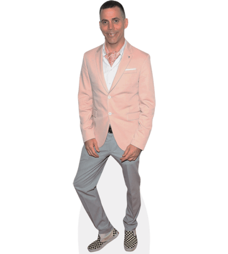 Stephen Glover (Pink Jacket) Pappaufsteller