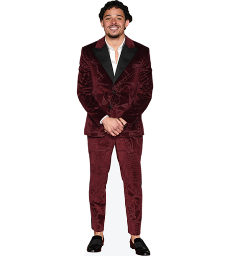 Anthony Ramos (Burgundy Suit)