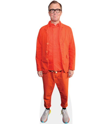 Garth Jennings (Orange Outfit) Pappaufsteller