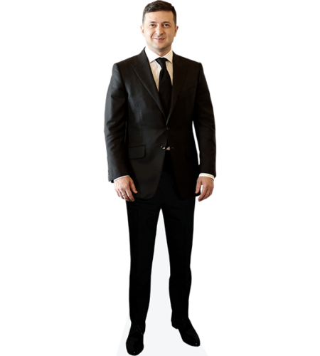 Volodymyr Zelenskyy (Suit) Pappaufsteller