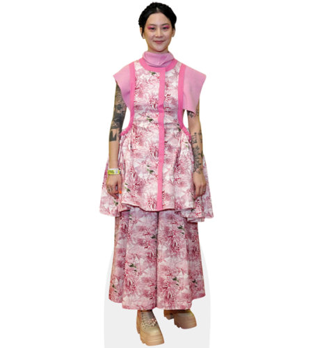 Michelle Zauner (Pink Dress) Pappaufsteller